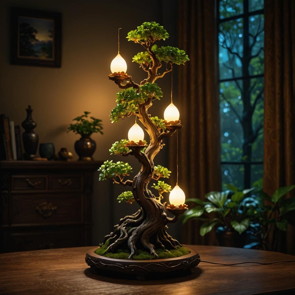 Lamp designed by Nature