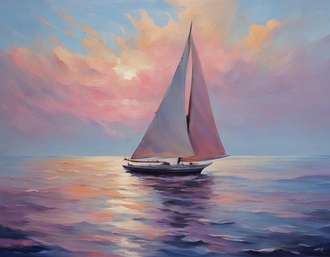 Sailing - Impressionistic