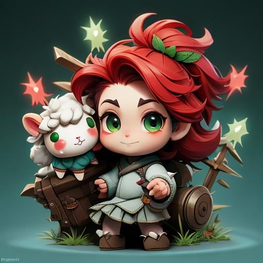 Cute and fluffy sheep teddy