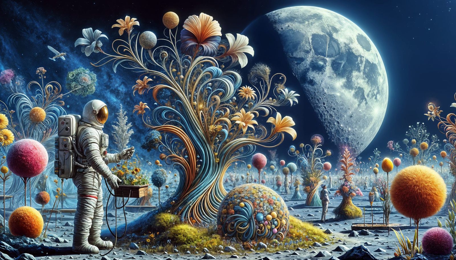 Space Gardener  by @BlueJeanRock