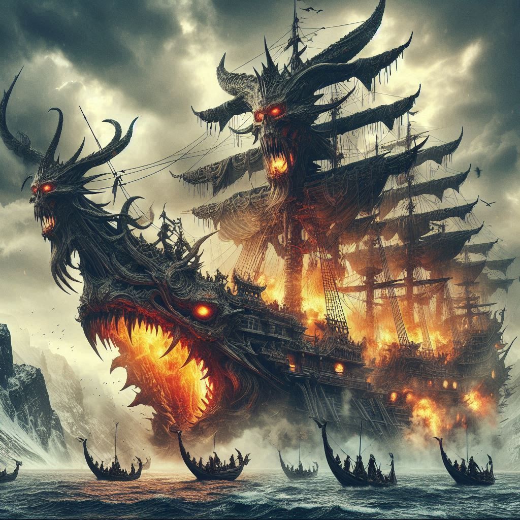 Ragnarök: the hellish ship Naglfar