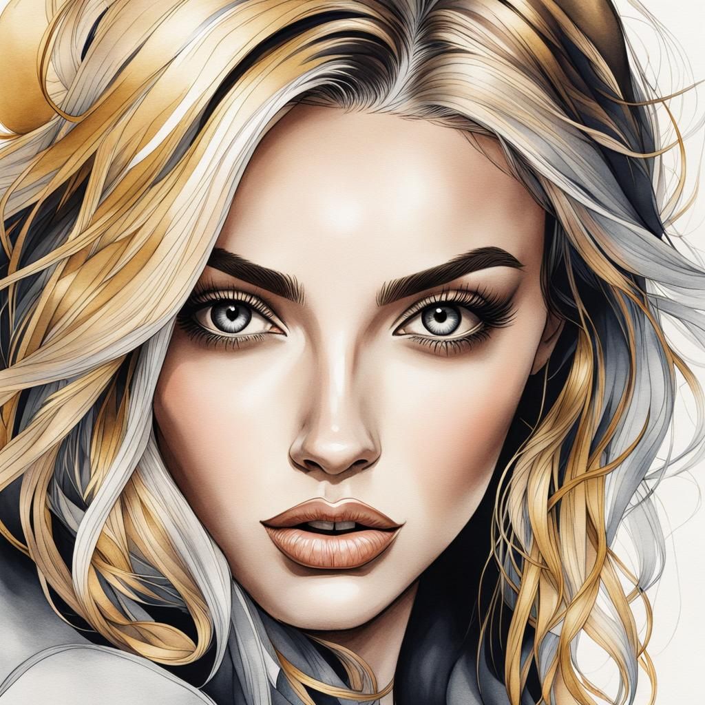 Beautiful Swedish Woman - AI Generated Artwork - NightCafe Creator