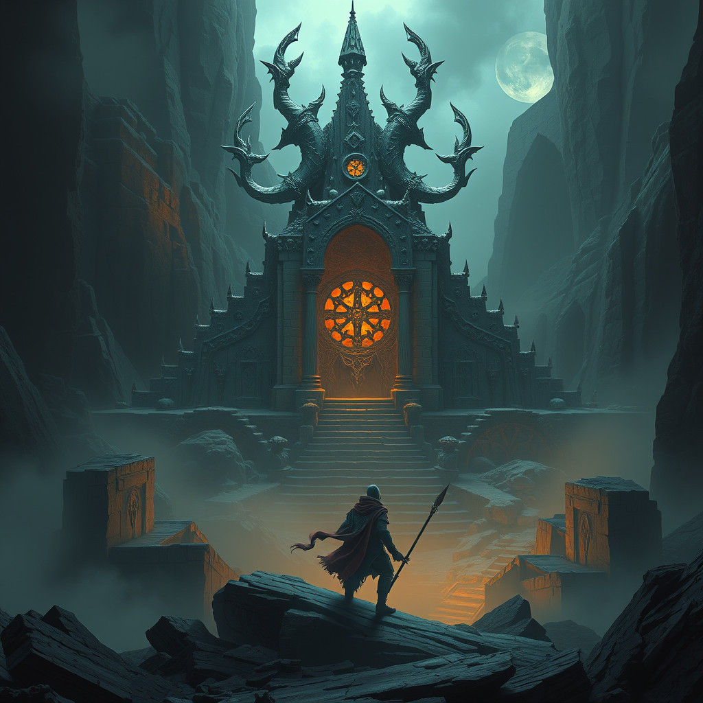 וילה ענקית מודרני על צלע ההר ליד הים בחניה רכב עתיקה בצבע זהב עם פסים סגולים בקפידה ושני כלבי שמירה זאבים לבן ליד החומה ...