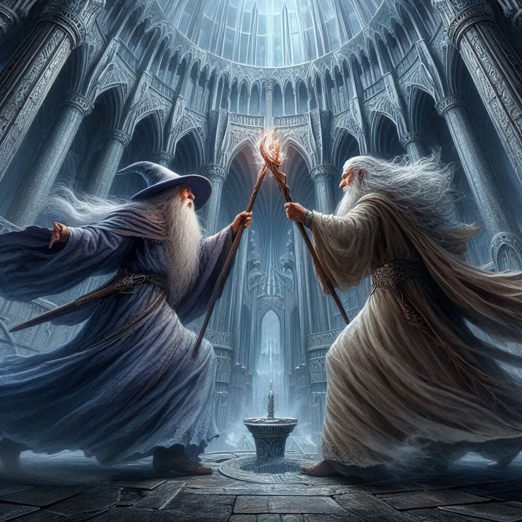 Gandalf’s Duel With Saruman