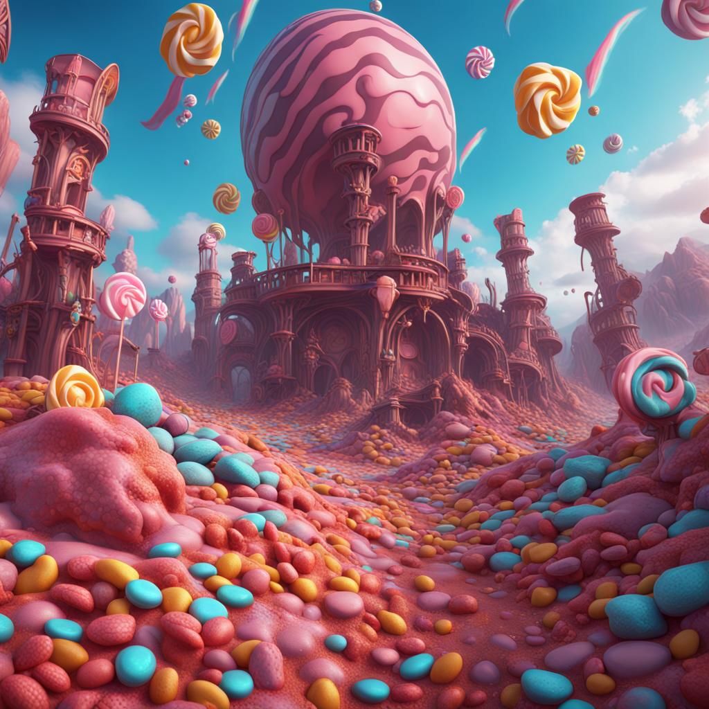 Candy wasteland  by @DustyLoft