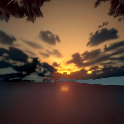 Two sunsets at once 8k resolution CryEngine maximalist maxim...
