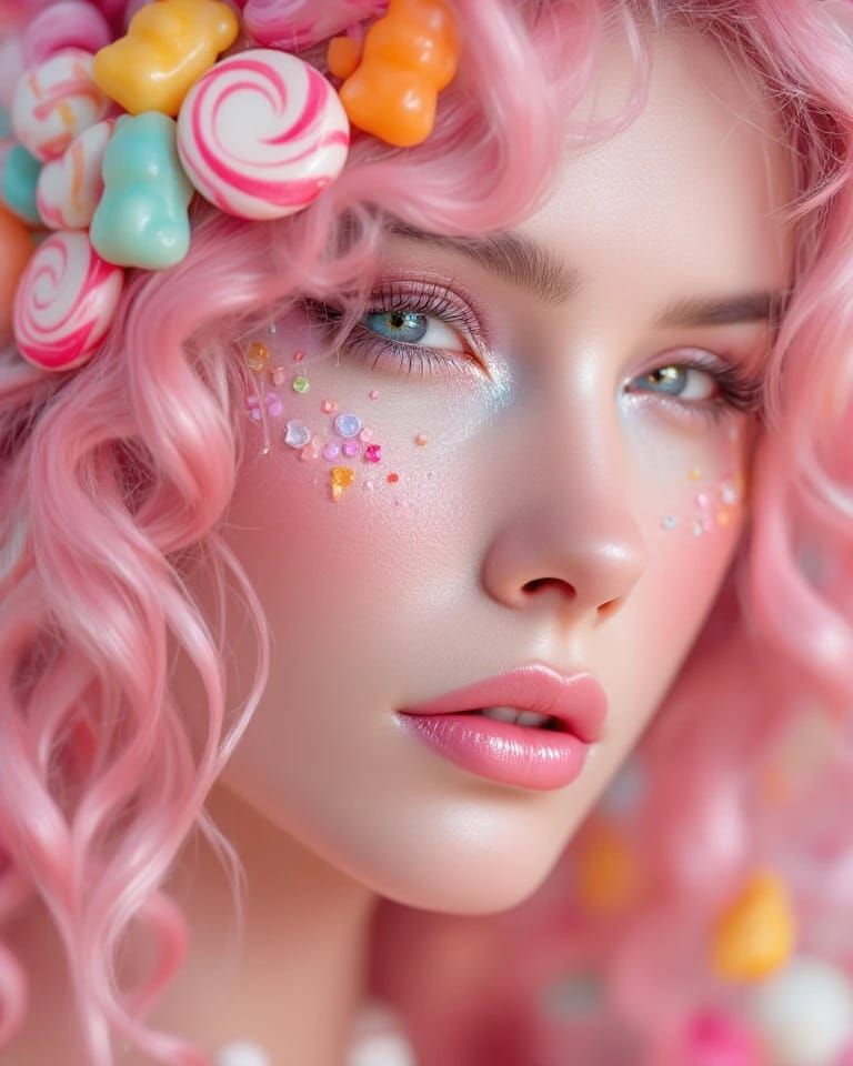 Sweet Blushes: A Portrait in Pink & Peppermint