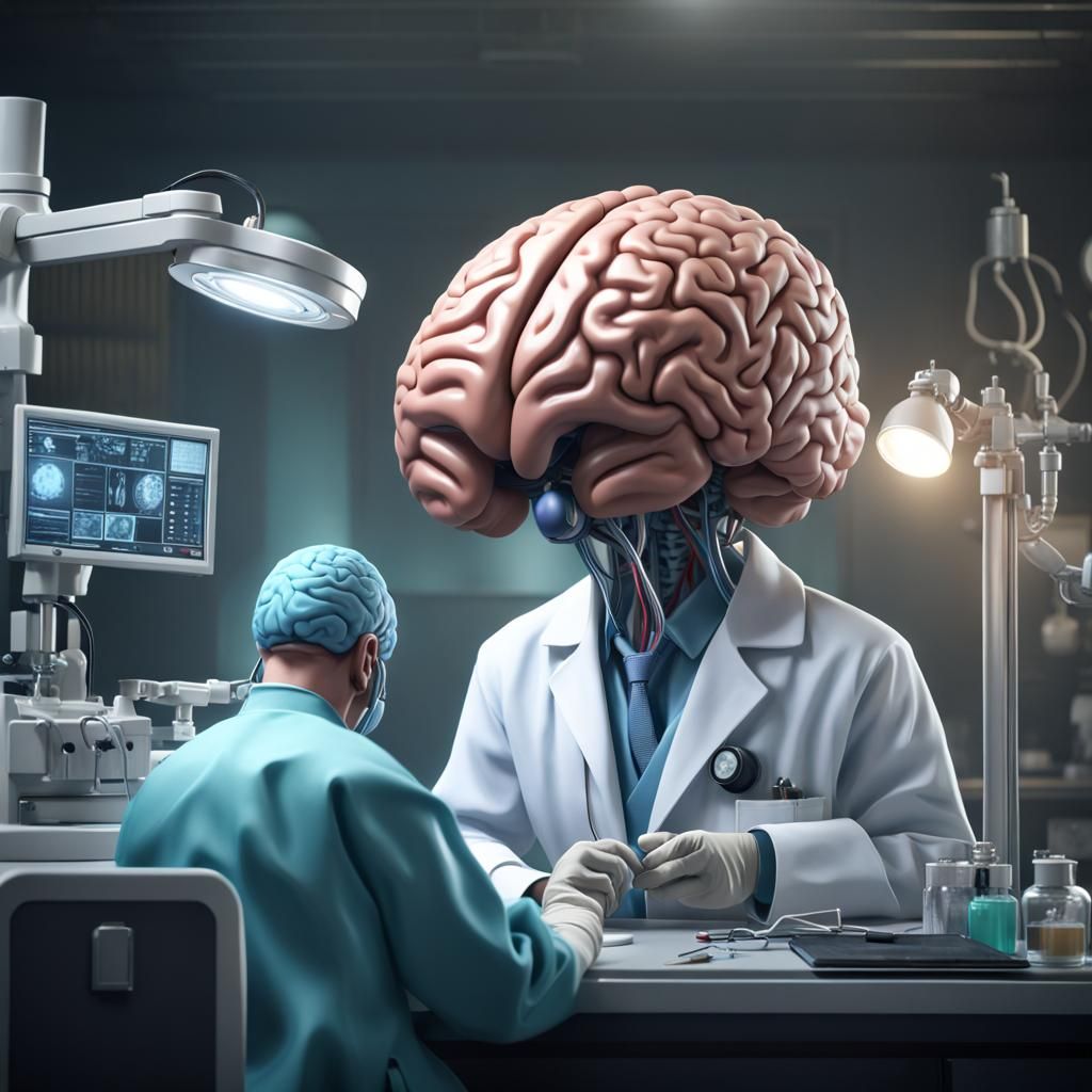 Dr. Brain: brain doctor  by @Ninja100 percent