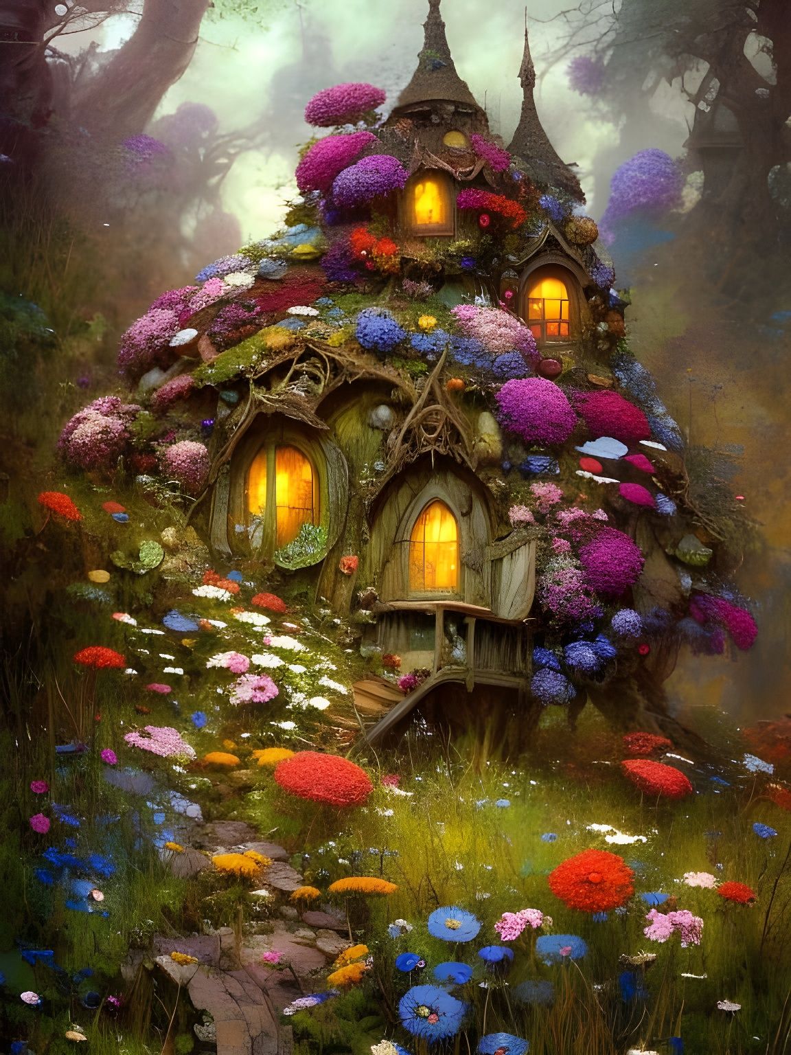 A fairy house  by @Vira