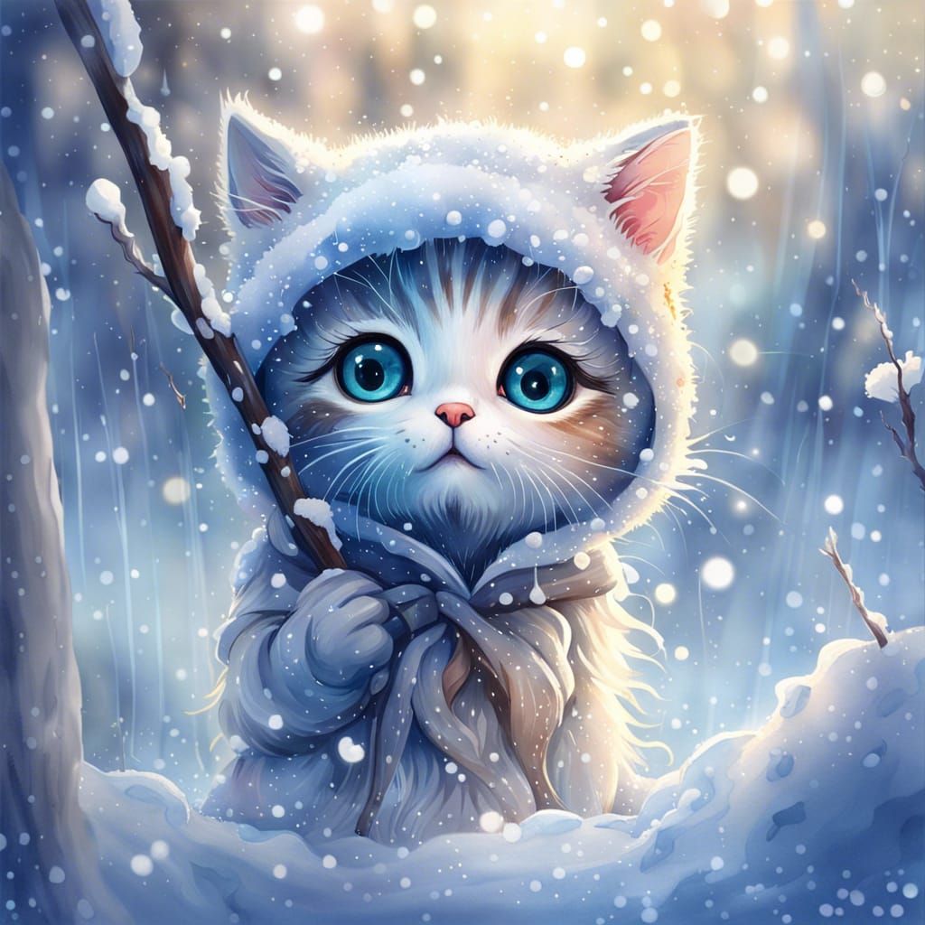 snowcat AI Generated Artwork NightCafe Creator