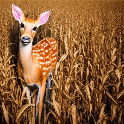 Lost in a cornfield AI Generated Artwork NightCafe Creator