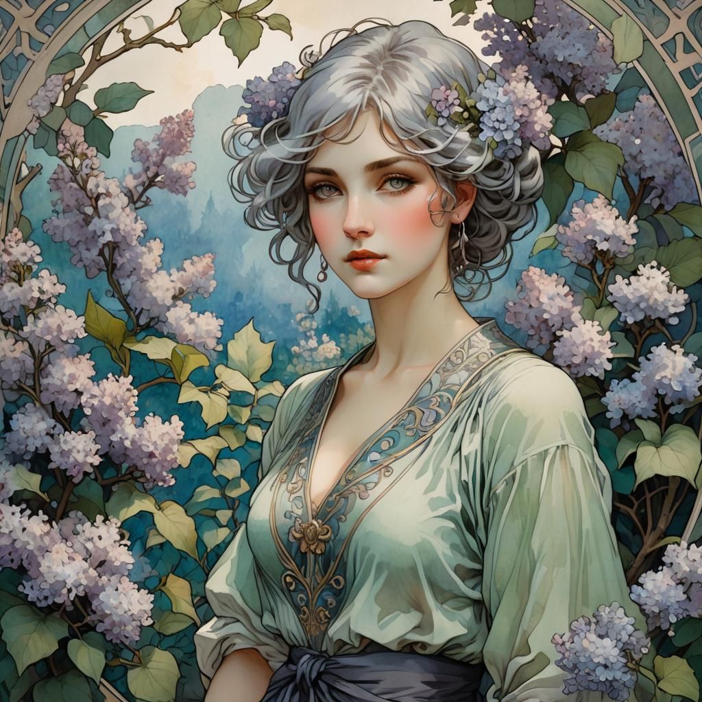 Flowering lilac  by @Artem_V