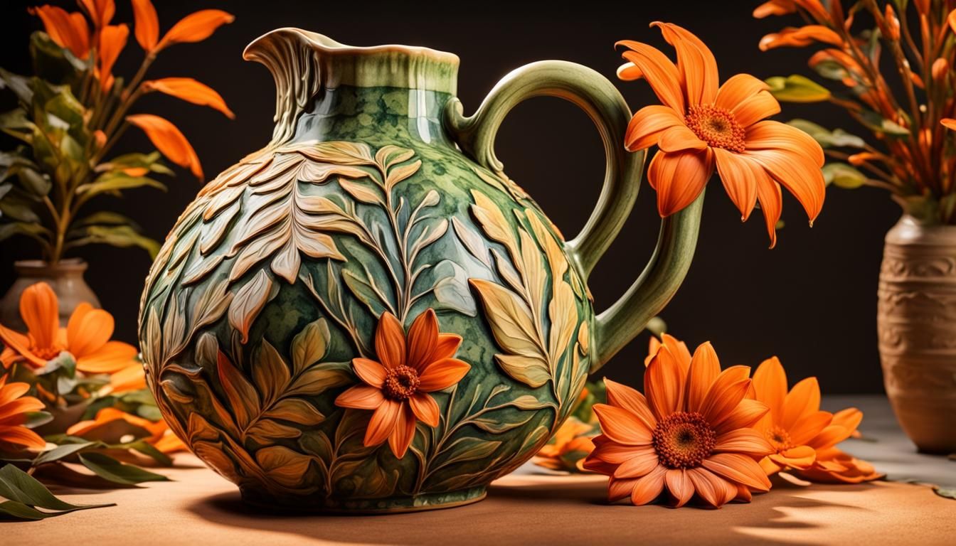 When your pottery looks too much like your flowers.  by @Kide