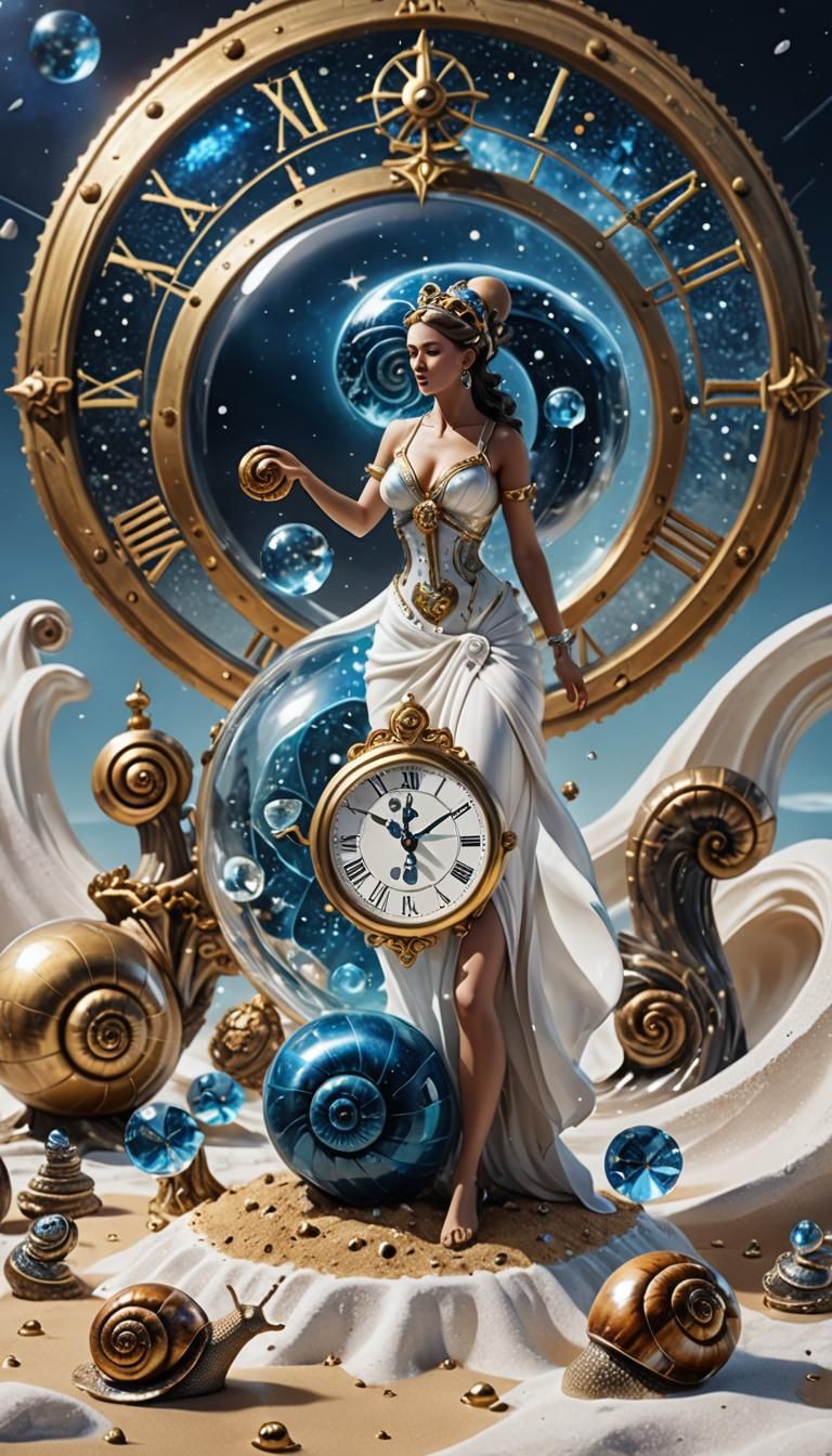 goddess of time - AI Generated Artwork - NightCafe Creator