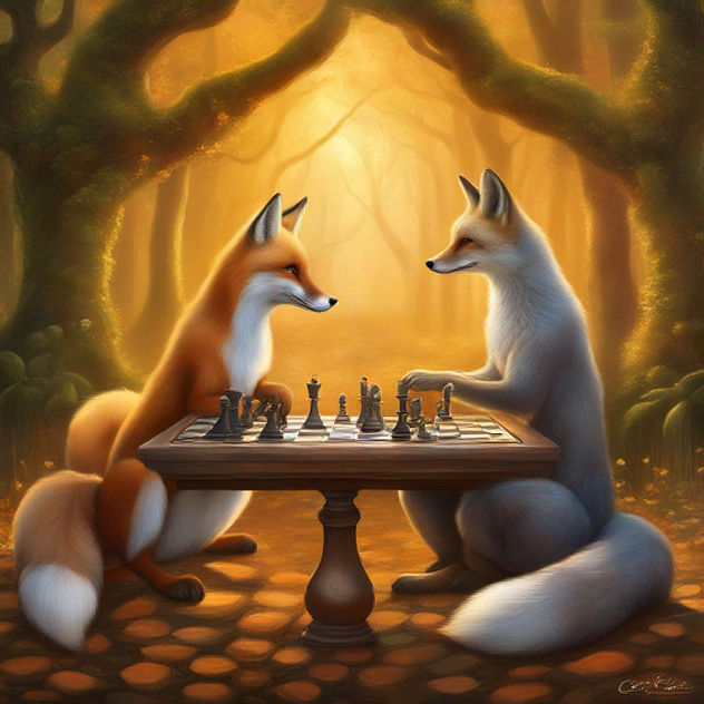 Herbert Fuchs mit seiner Freundin Inuit (ein Polarfuchs)