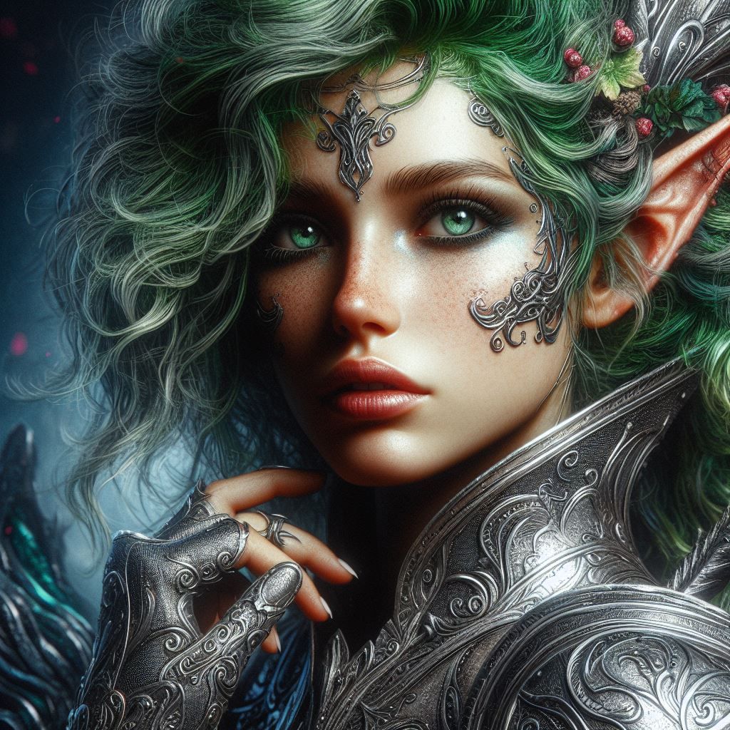 Elven warrior princess - AI Generated Artwork - NightCafe Creator