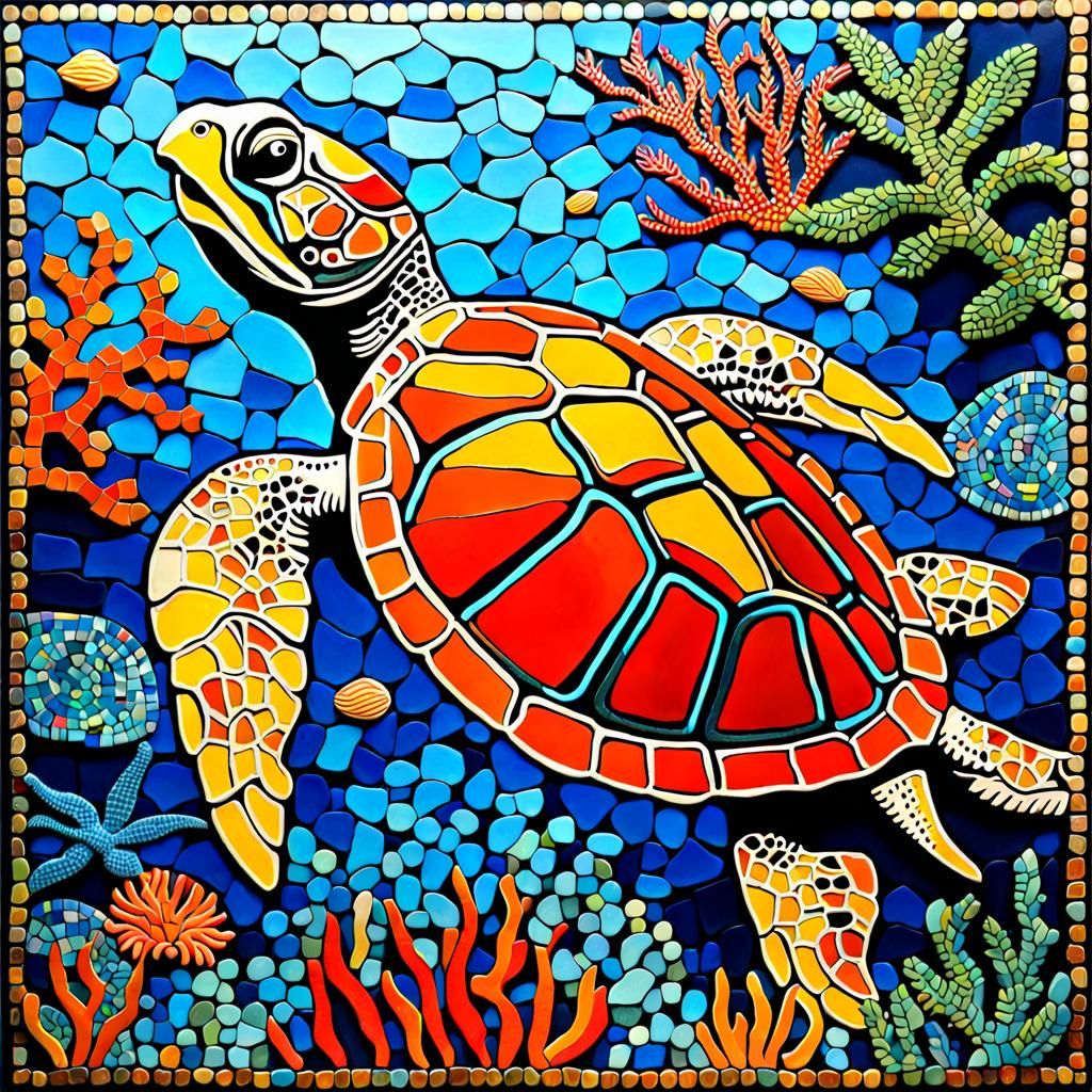 Turtley Mosaic