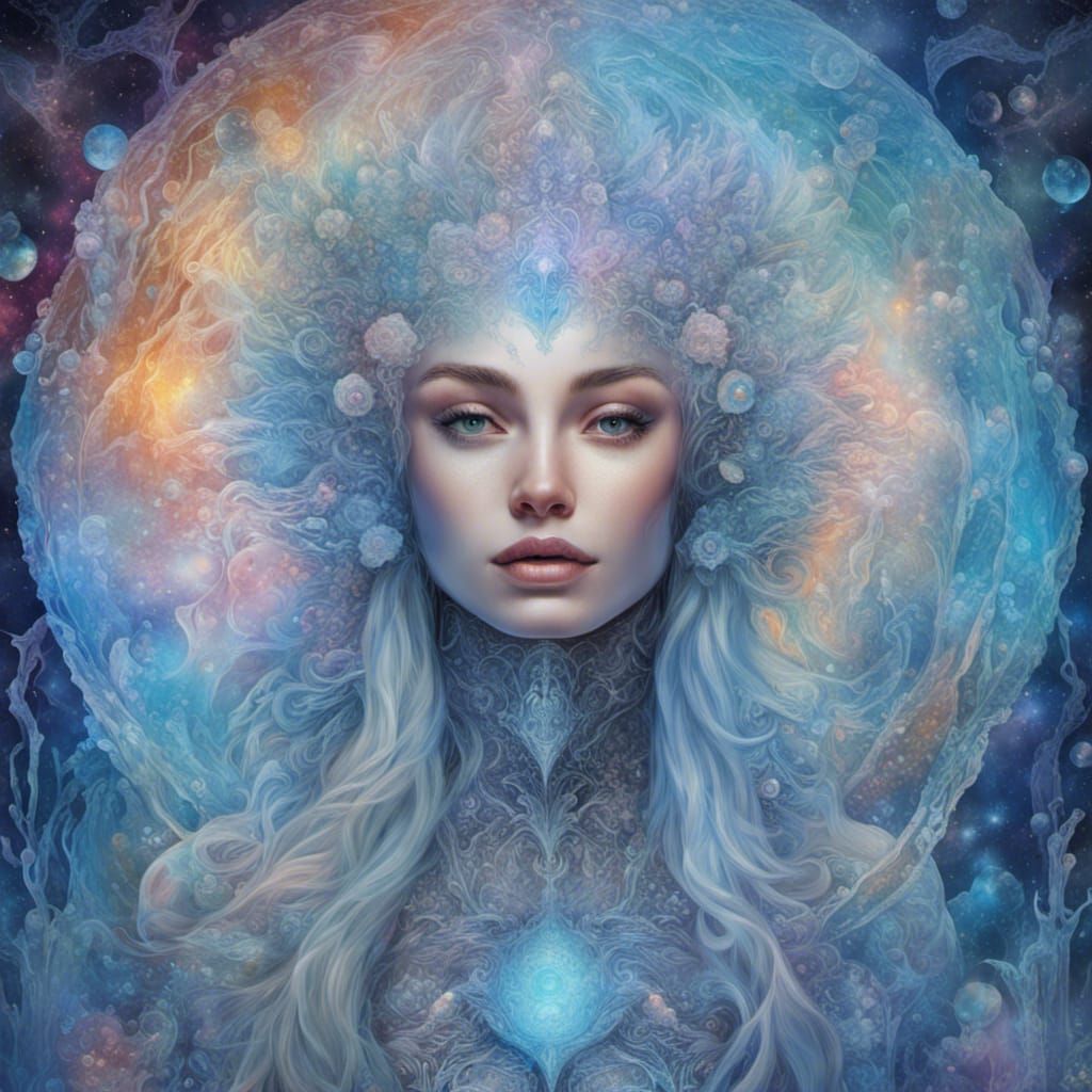 Ice maiden - AI Generated Artwork - NightCafe Creator