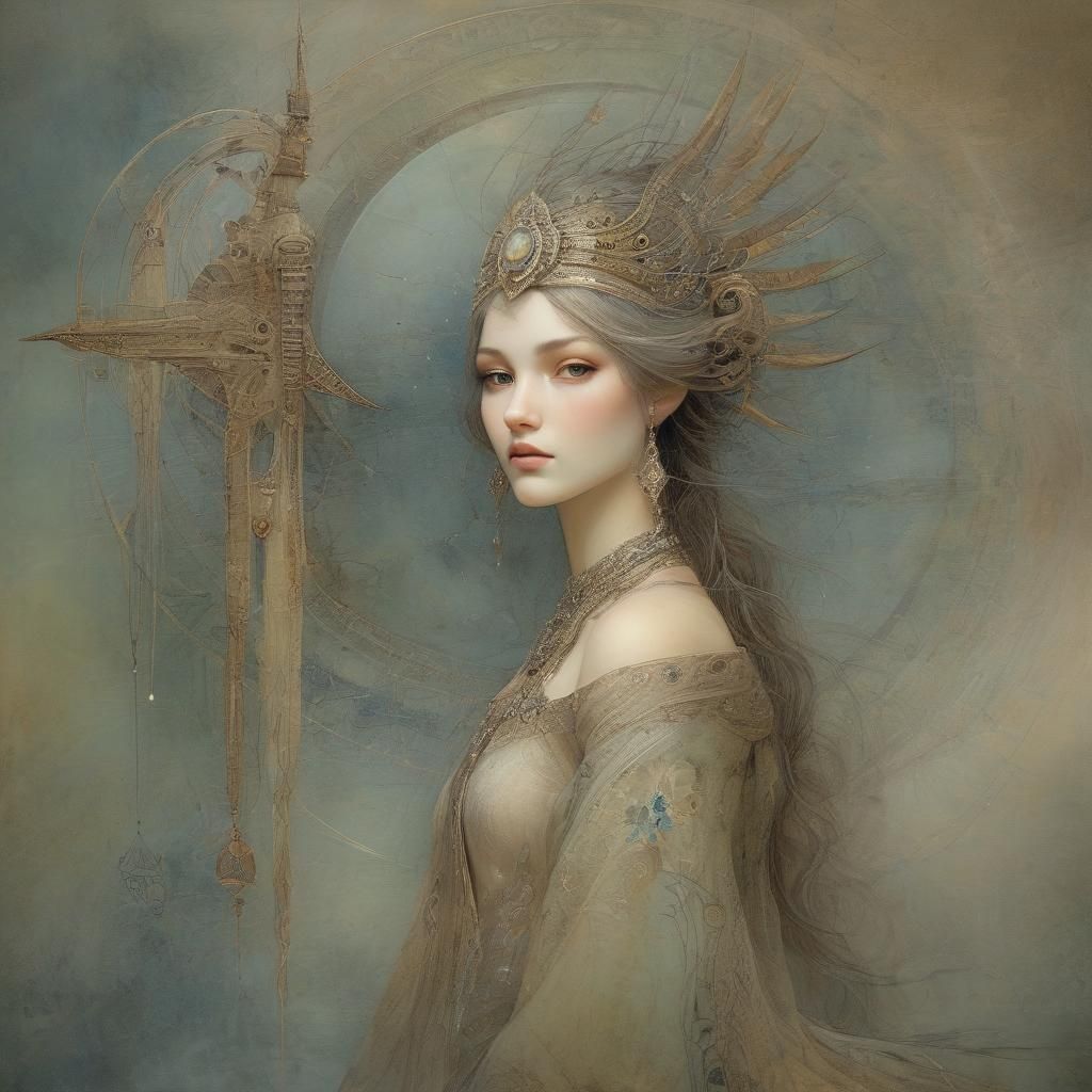 a portrait in the mist