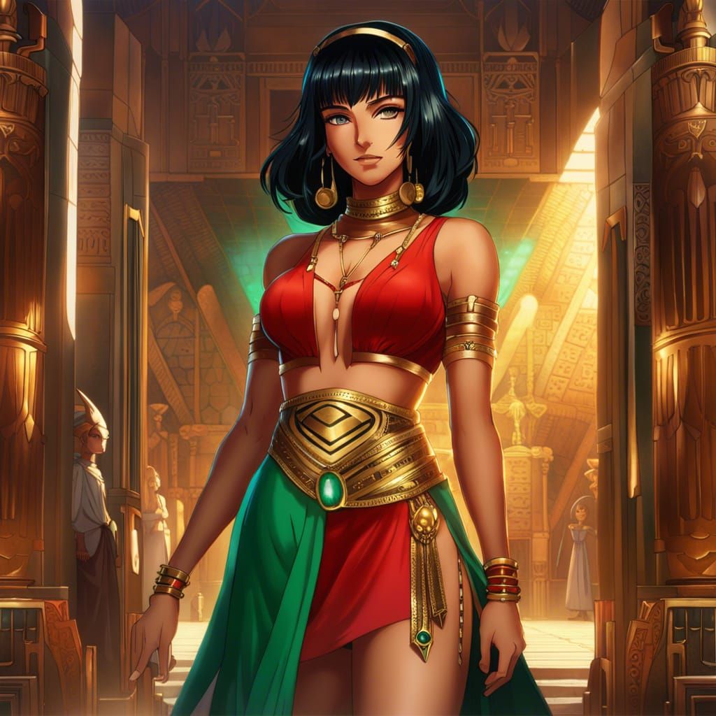 Cleopatra from Cleopatra in Space - AI Generated Artwork 