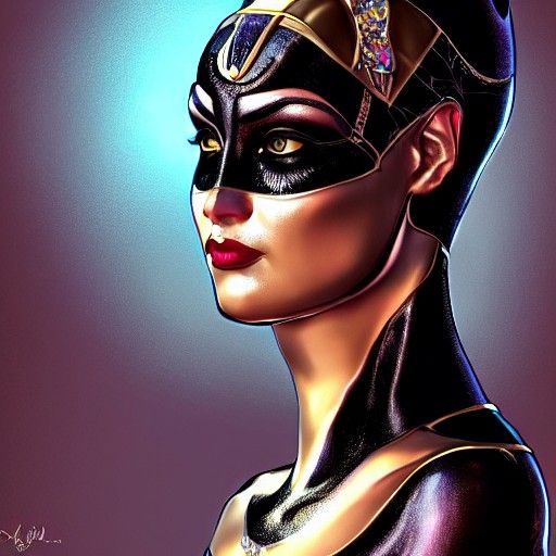 Ancient Egyptian Catwoman 2 AI Generated Artwork NightCafe Creator