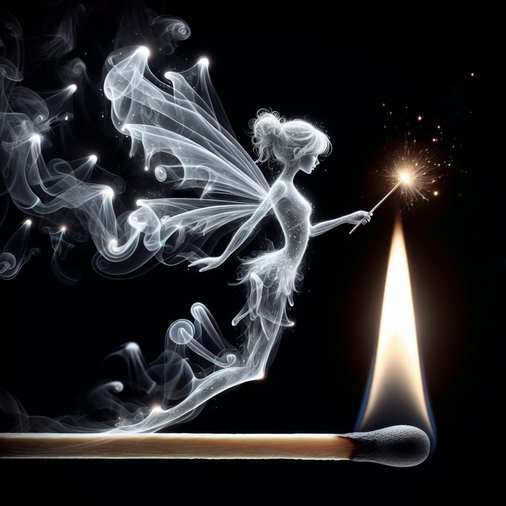 Keys  to my heart Create a high-definition image representing a stunning bolt of lightning striking the ground, from which smoke ascends to...