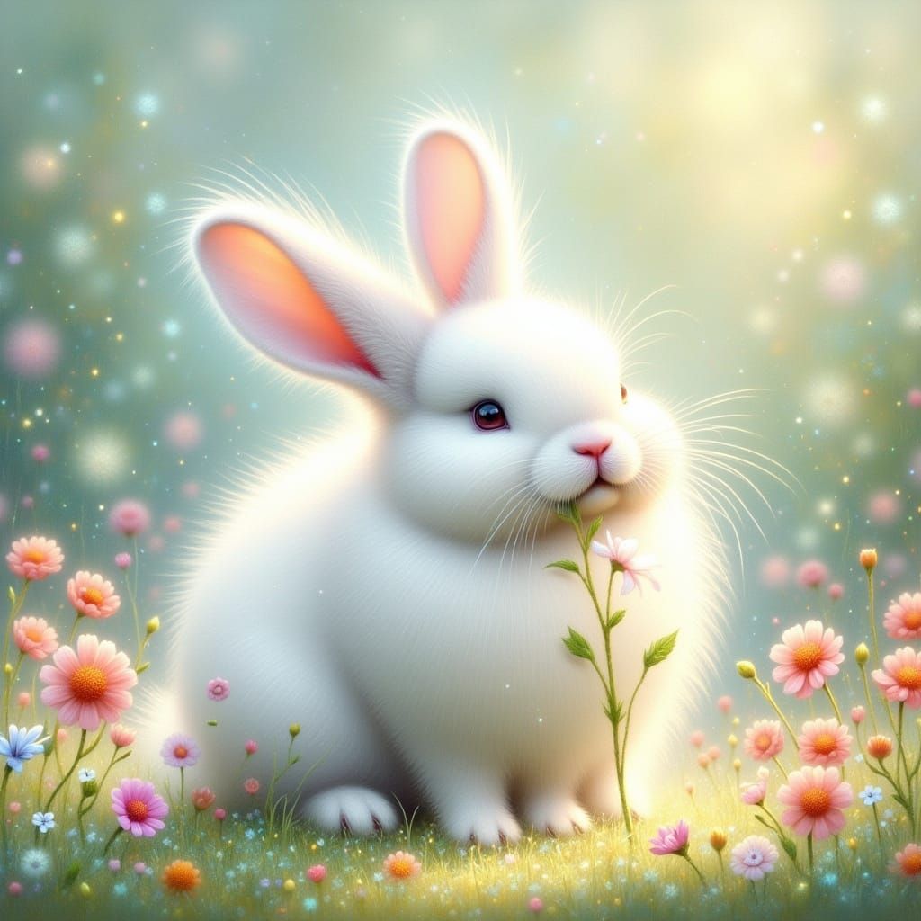 Angora Bunny  by @Debi 