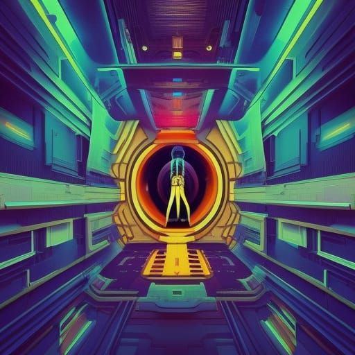 escape van hyperdetailed intricately detailed color graded f...