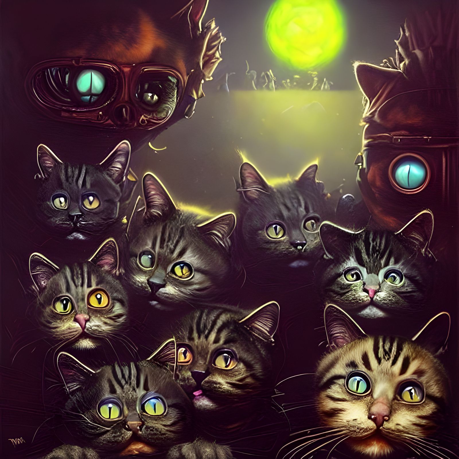 Crowd o'cats
