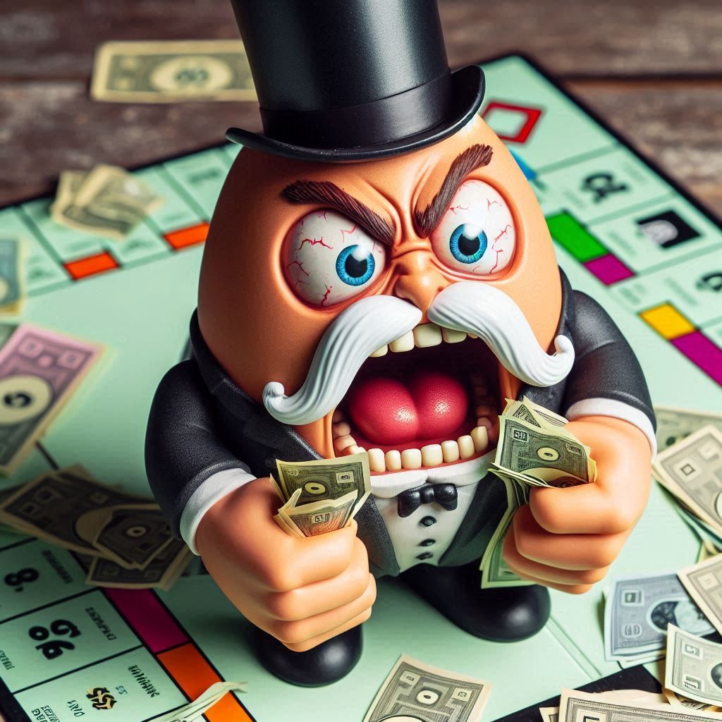 Sore loser on his own game