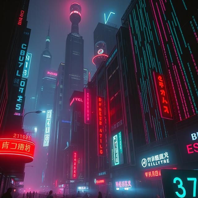 SCI-FI HYPERREALISTIC IMAGE OF A MATRIX CODE.