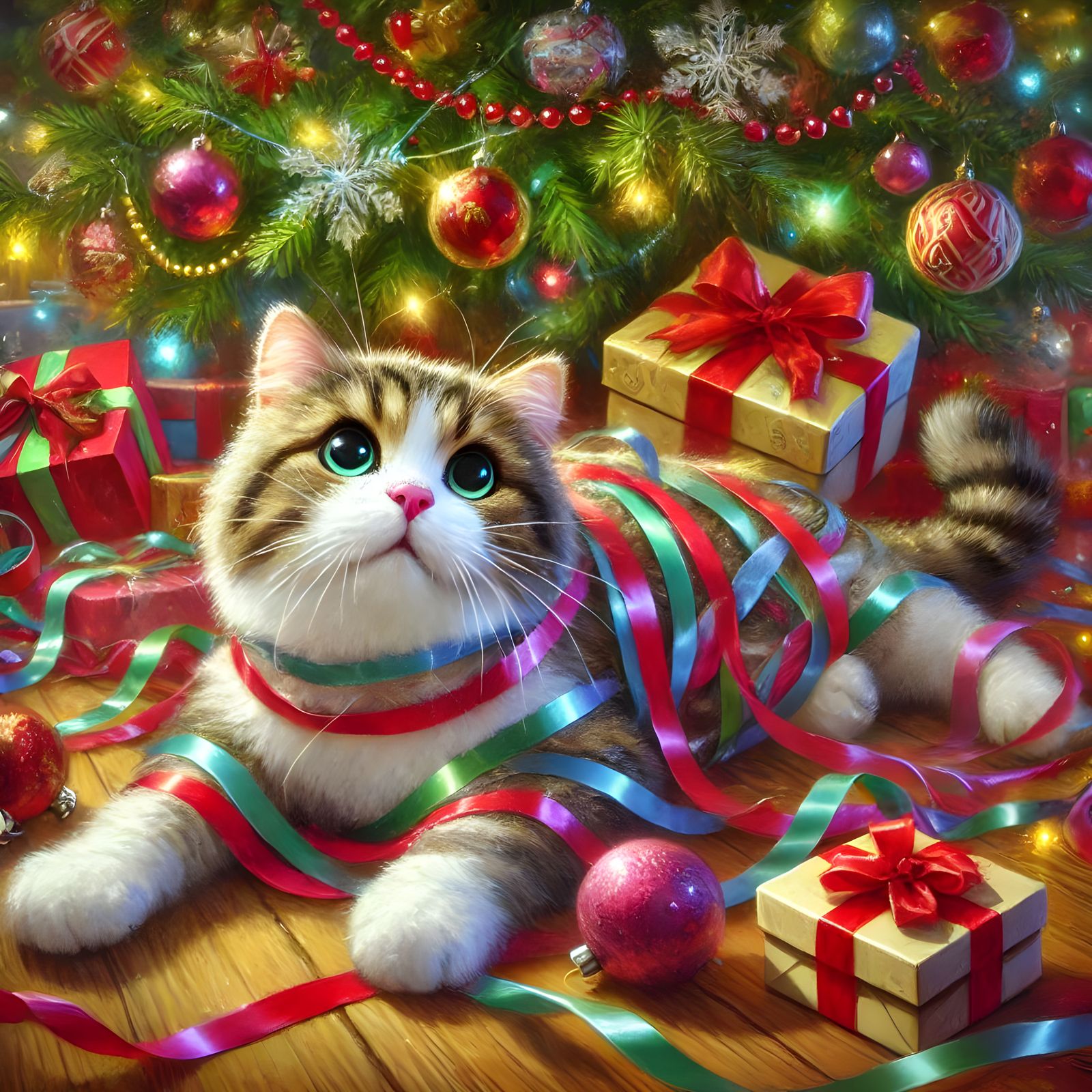 Christmas Cat #7