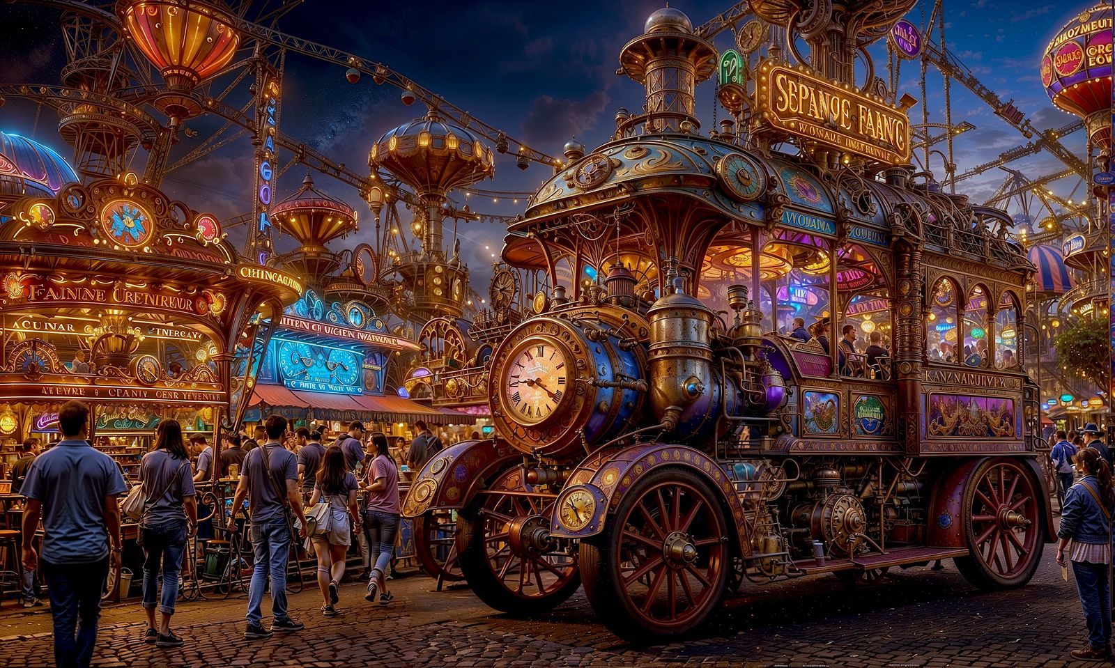 Exploring the fantastic attractions of an amusement park - Oldies Goldies #43