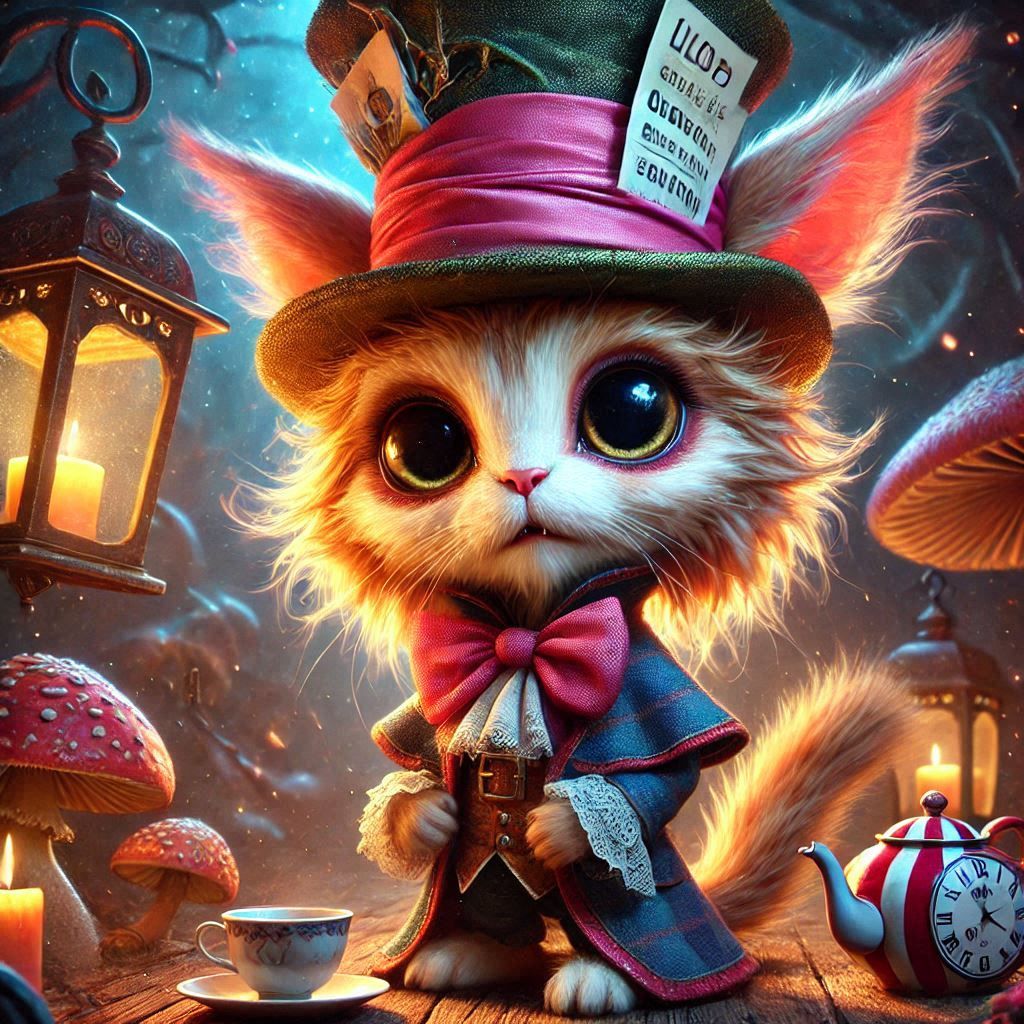 adorable fairy-tale fantasy creature portrait..