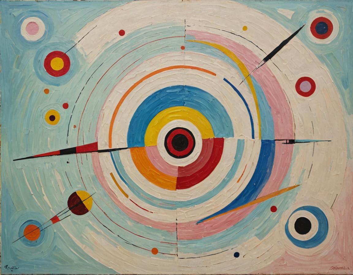 Zero Fear, serene 3DEXCITE beautiful neo-primitivism oil on ...