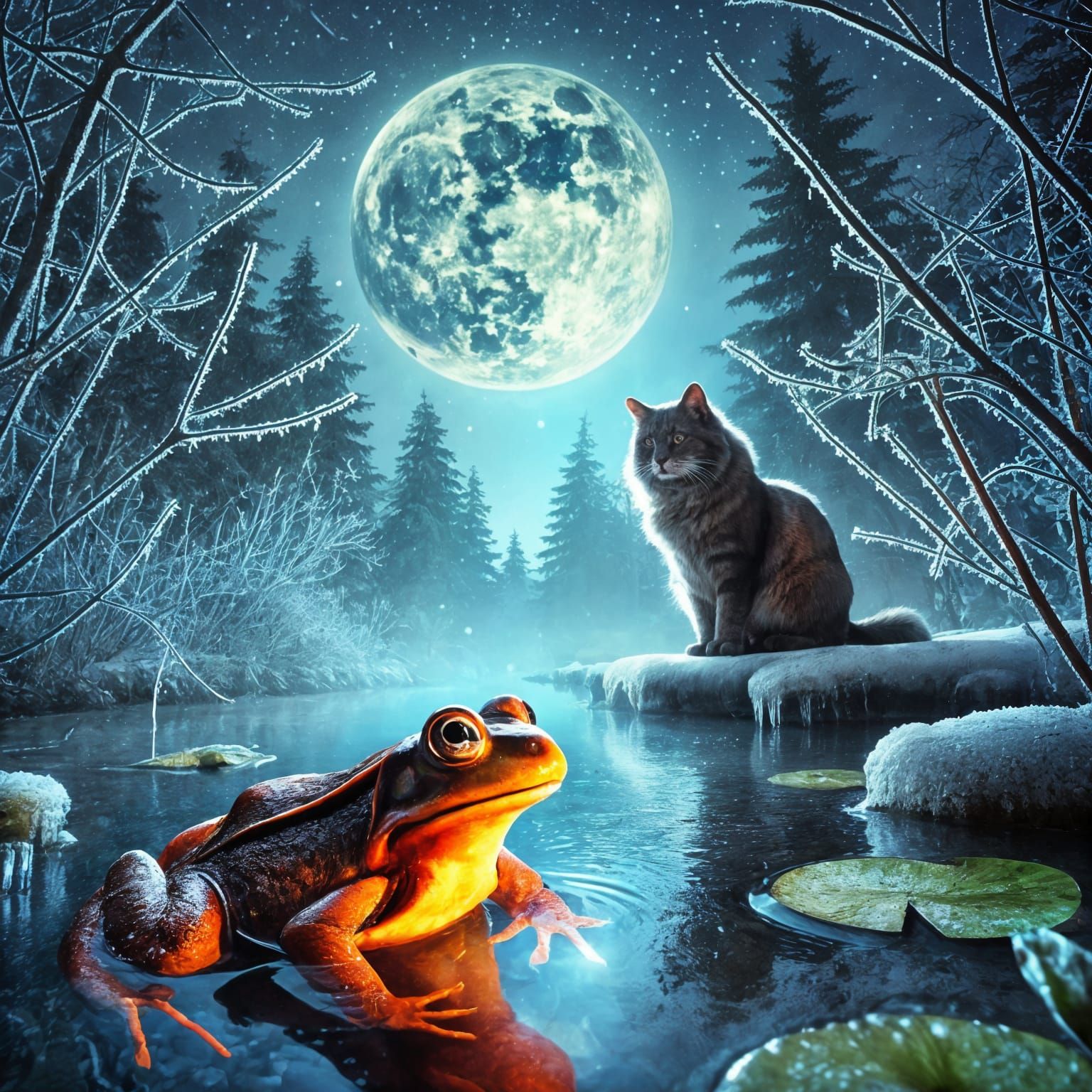 Frog & Cat