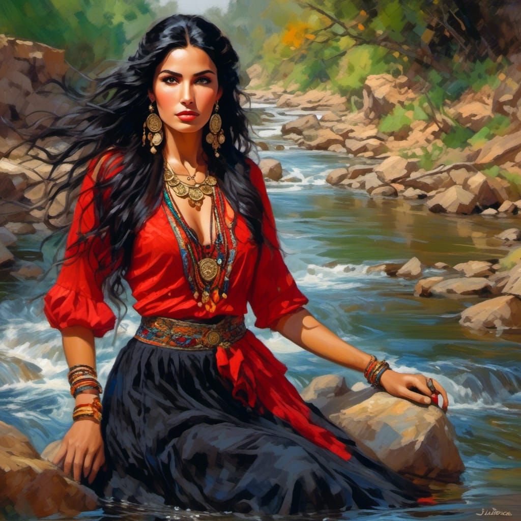 <lora:GypsyStyle:1.0>  