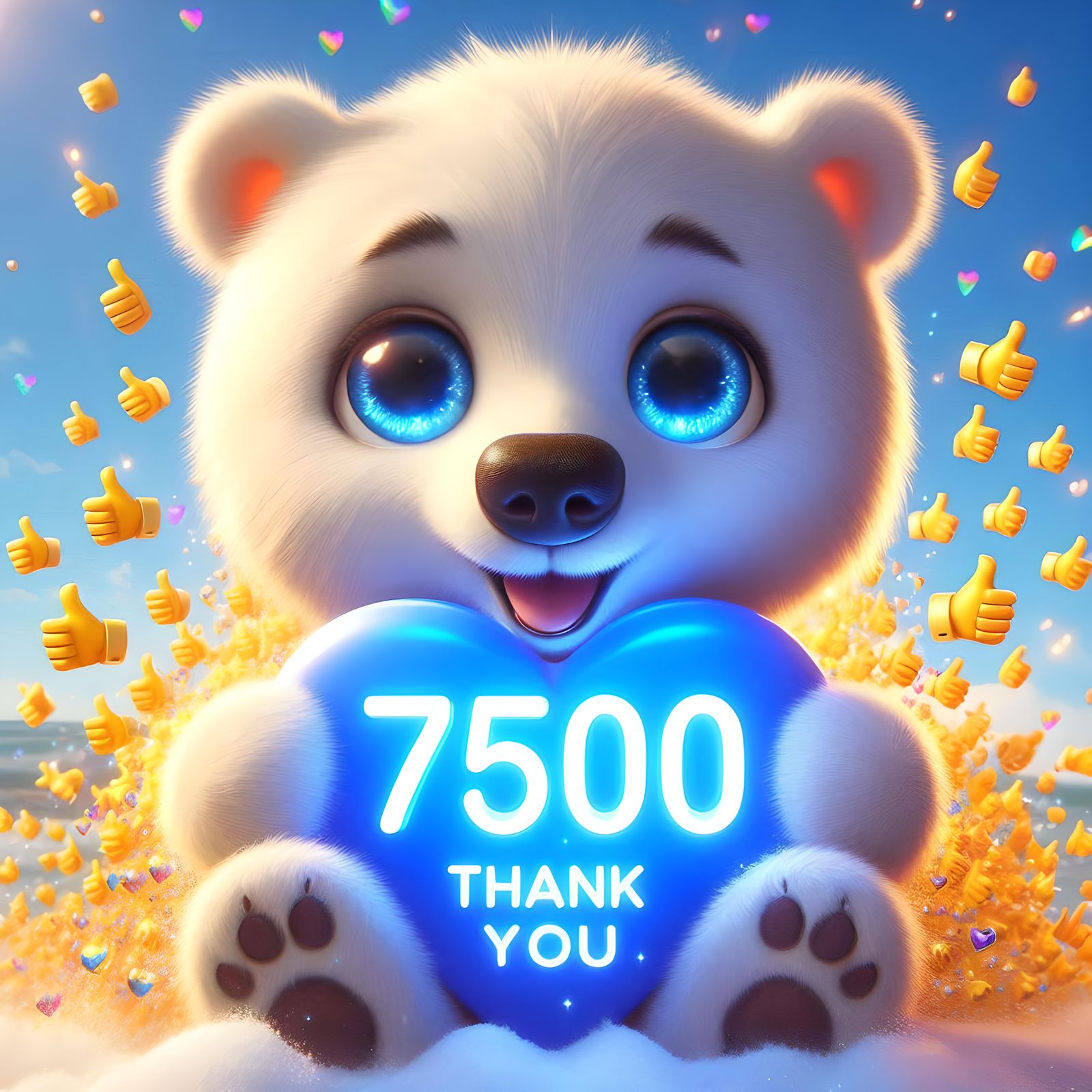 ✨👍Thanks for 7500 Likes👍✨