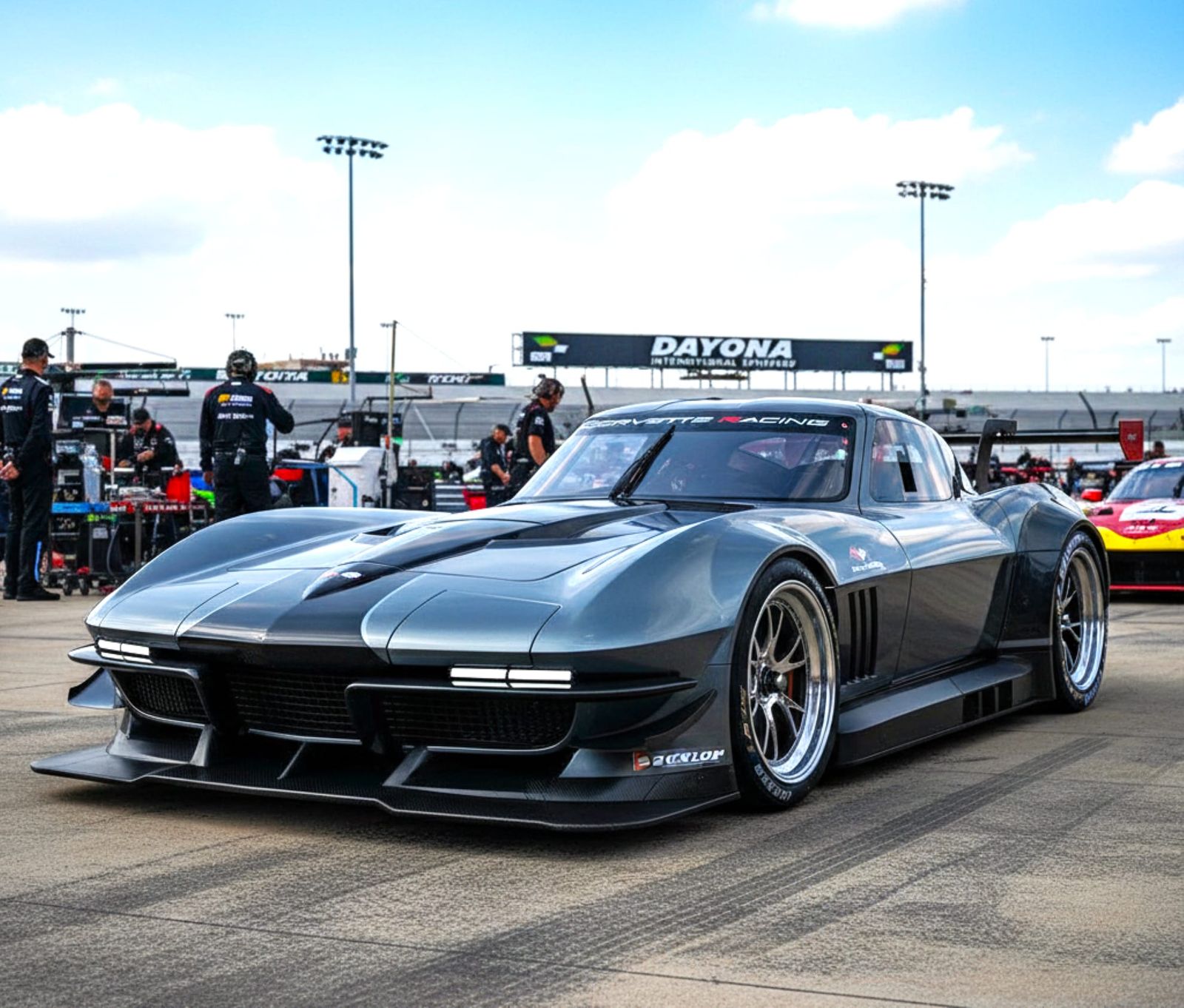 Corvette Sting Ray Retro Hypercar Concept, version #2