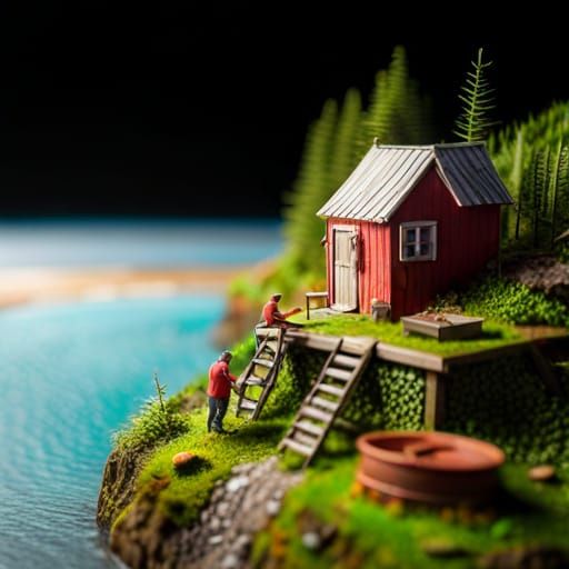 Miniature Island  by @Norman Wnuck