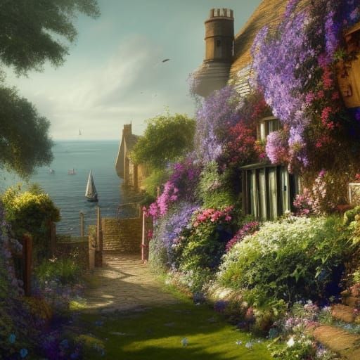 Sea-side Cottagecore  by @The Dream Catcher