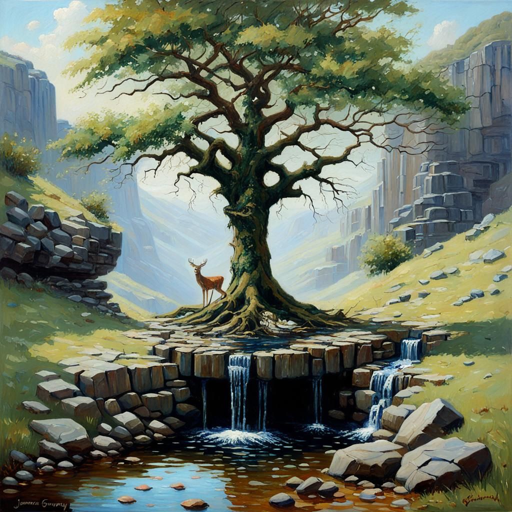 Rowan tree of life AI Generated Artwork NightCafe Creator