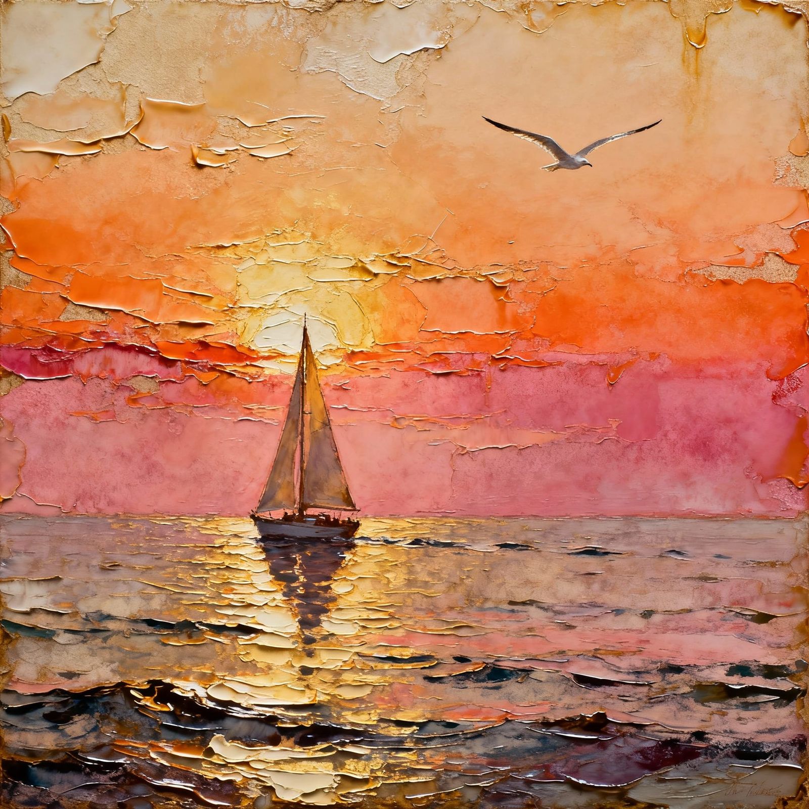 Boat at Sea  by @Helix