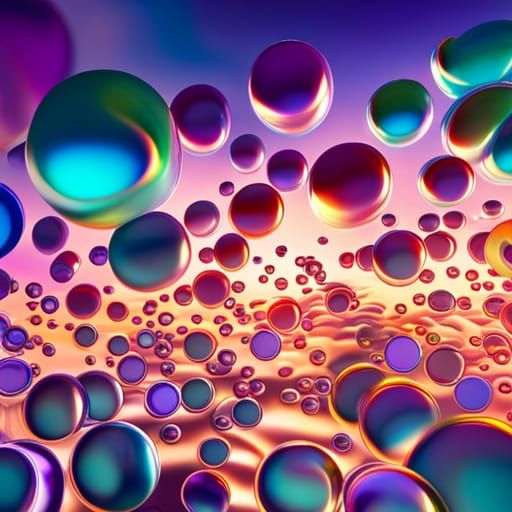 bubbles clouds - AI Generated Artwork - NightCafe Creator