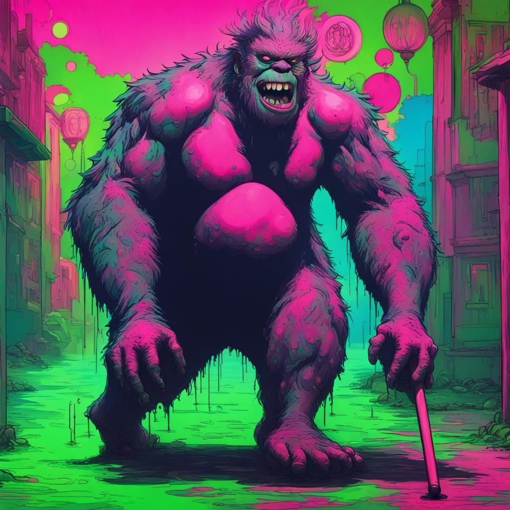 Crazy Gorilla - AI Generated Artwork - NightCafe Creator