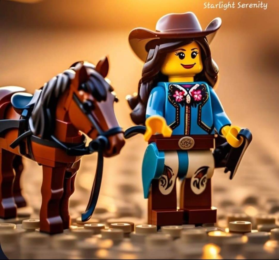 Cowgirl Lego