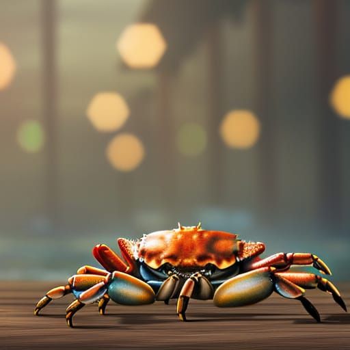 Mutant crab - AI Generated Artwork - NightCafe Creator