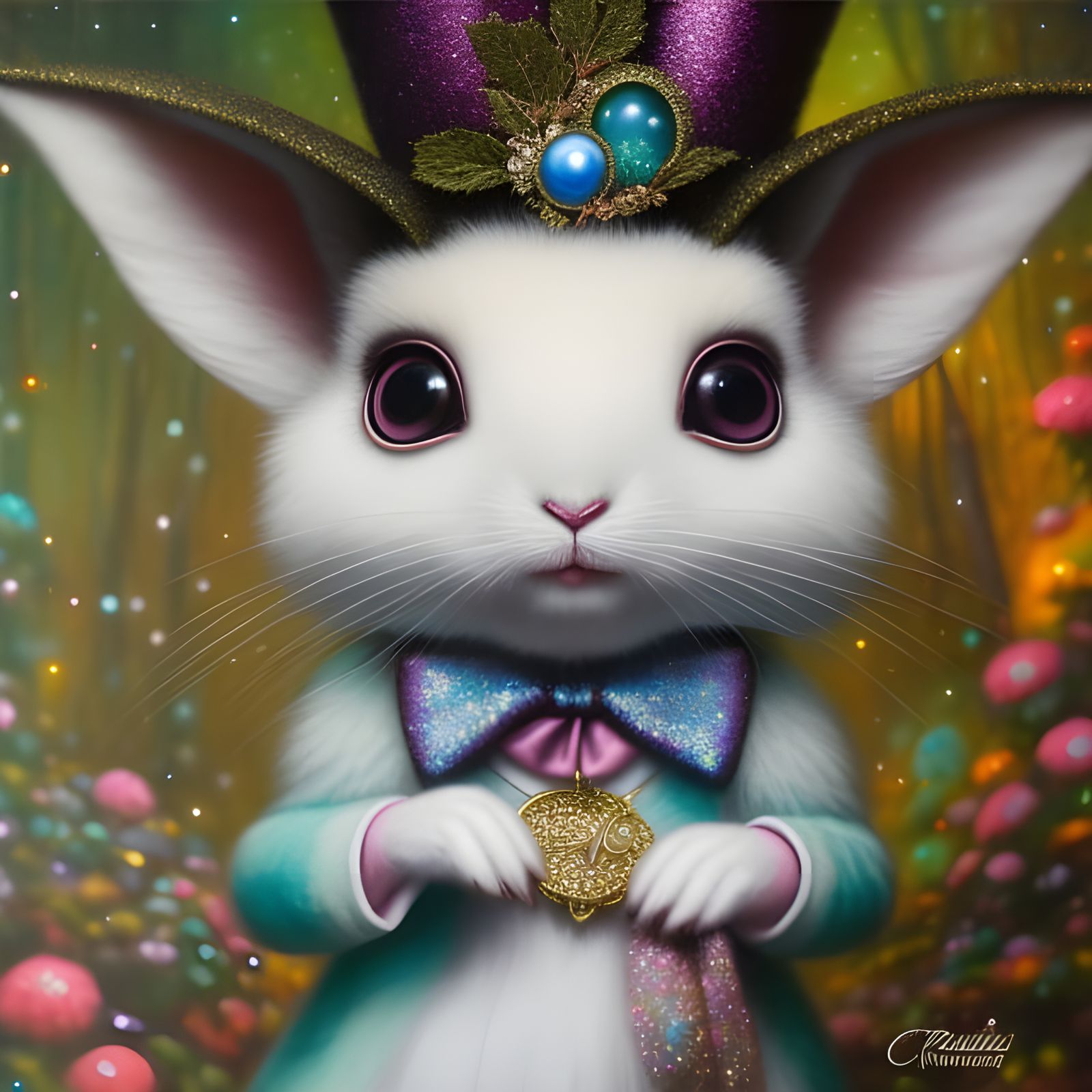 “Oh, my fur and whiskers! I’m late again!”