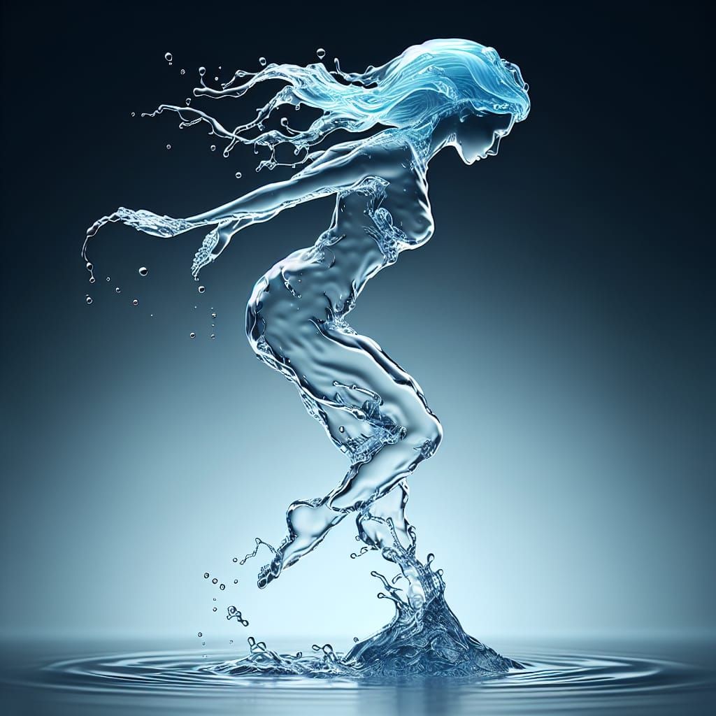 Water spirit   by @Lily