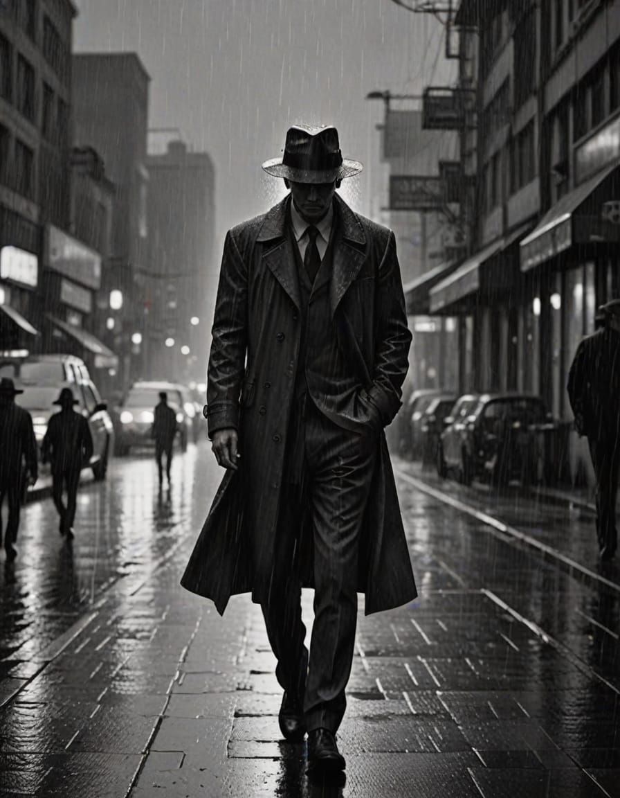 Walking through the rain.   by @Sunil